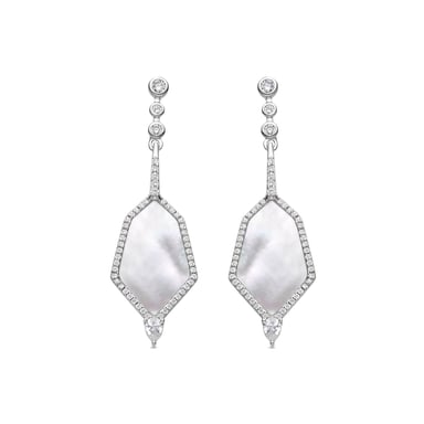Luxenter Pendientes de Plata de Ley 925 y Circonita Brillante acabado rodio - Faios