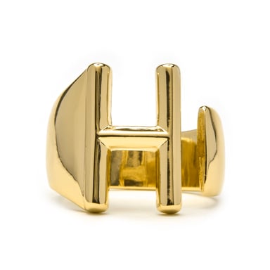 Luxenter Anillo acabado oro amarillo 18k - Alphabet