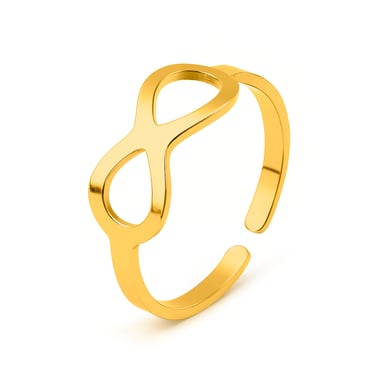 Luxenter Anillo acabado en oro amarillo de 18k - Ziko