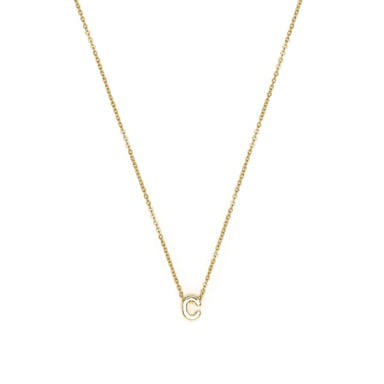 Luxenter Collar acabado oro amarillo 18k - Alphabet