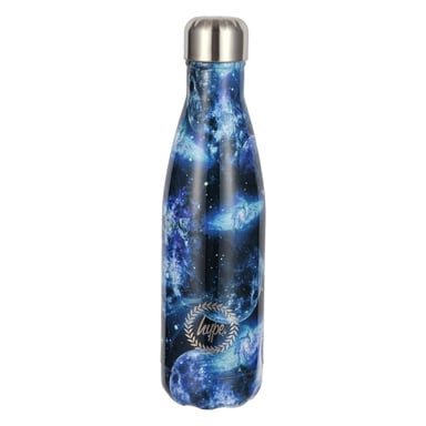Botella Térmica Multi Estampado de Lunana | Botella a Prueba de Fugas de Acero Inoxidable Azul
