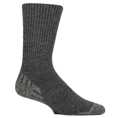 Calcetines de Lana para Personas Diabéticas para Hombre | Calcetines de Senderismo Acolchados de Gran Anchura