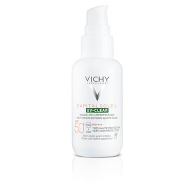 Capital Soleil Uv Clear Fluido Fotoprotector Pieles Grasas O Con Tendencia Acneica Spf50+ 40 ml