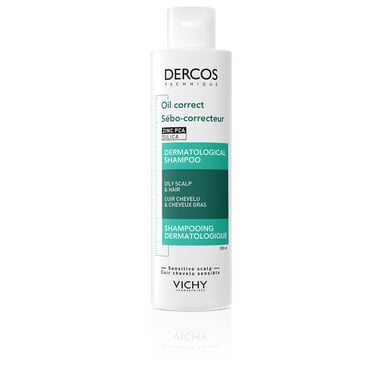 Dercos Champú Tratamiento Sebo-control Elimina El Exceso De Sebo Sin Resecar 200 ml