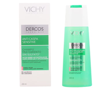 Dercos Technique Champú Anticaspa Cuero Cabelludo Sensible Elimina La Caspa Y Los Picores 200 ml