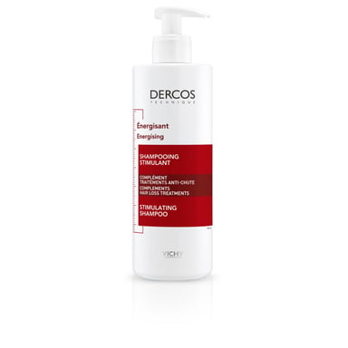 Dercos Technique Energy+ Champú Anticaída Estimulante Cuero Cabelludo Sano Y Detoxificado 400 ml