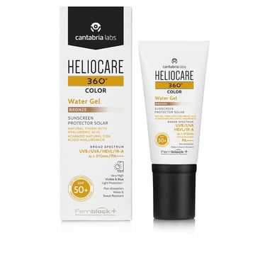 Heliocare 360° Color Protector Solar Con Color Aqua Gel Spf50+ #bronze 50 ml