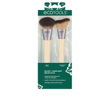 Blush + Highlight Brush Duo