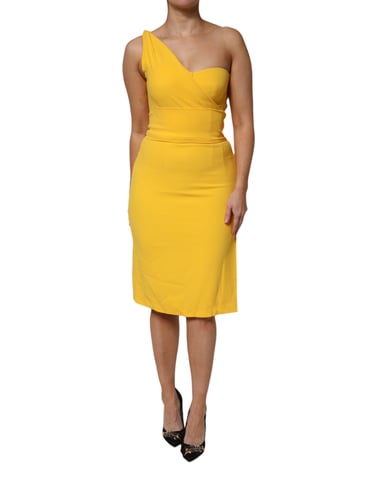 Vestido de crepé asimétrico