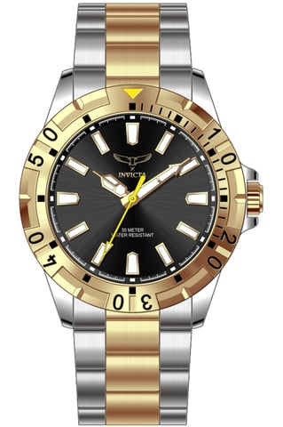 Invicta Specialty 69037 Reloj de Hombre - Movimiento de Cuarzo - Metal con Esfera Negra - 42 mm