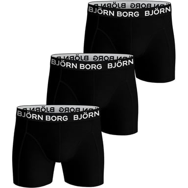 Björn Borg 3-Pack Boxers Negro