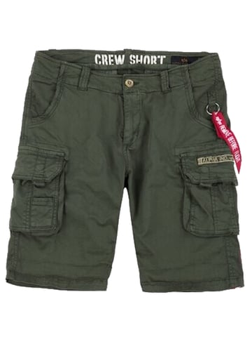 Alpha industries Men's Crew Shorts in Olive
