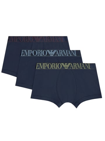 Emporio Armani 3 Pack Cotton Stretch Trunk