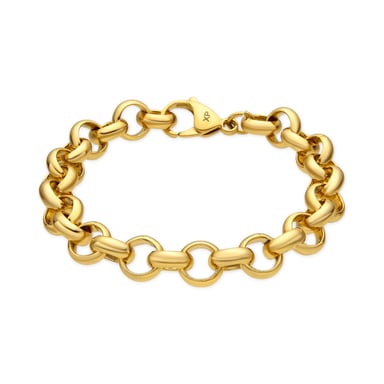 Luxenter Pulsera acabado oro amarillo de 18k y Circonita Brillante - Rydal
