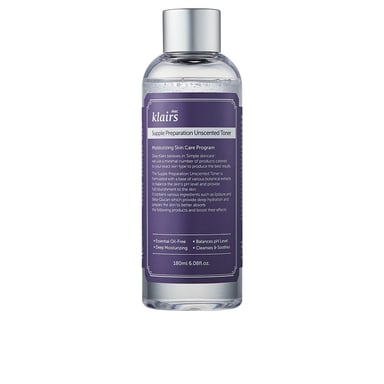 Supple Preparation Unscented Toner 180 ml