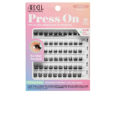 Ardell Press On Pre-glued Underlash Extensions #naked Natural
