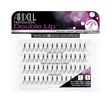 Ardell Individuals Double Up Knotted Double Flares #long Black