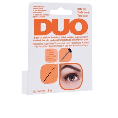 Ardell Duo Brush Striplash Adhesive Dark Adhesivo Pestañas En Banda Pincel 5 gr