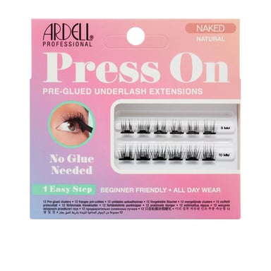 Ardell Press On Pre-glued Underlash Extensions #naked Natural