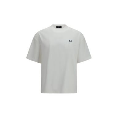 Camiseta de algodón blanca Fred Perry