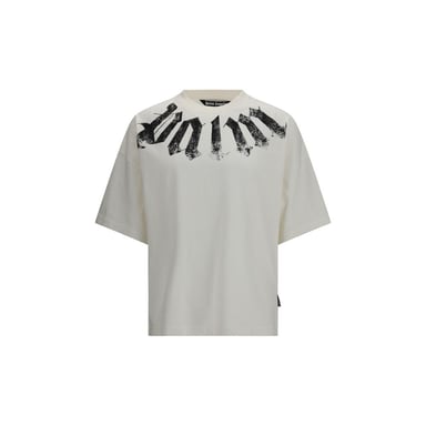 Camiseta de Algodón Blanca Palm Angels