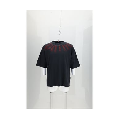 Camiseta de Algodón Negra Palm Angels