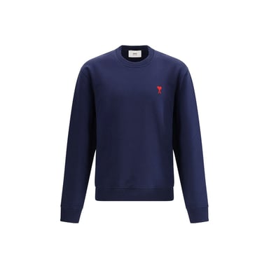 Sudadera de algodón azul Ami Paris