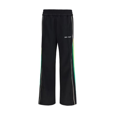 Pantalones Deportivos Negros de Poliéster Palm Angels