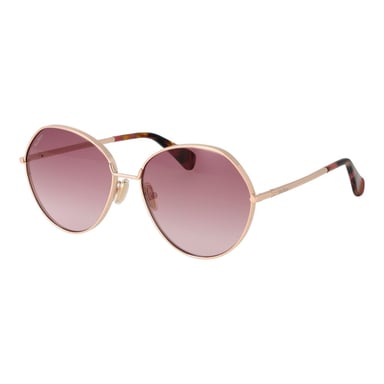 Gafas de sol de metal color oro rosa Max Mara