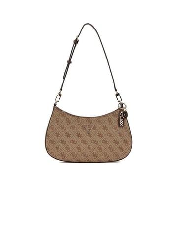 Bolso de Hombro Guess Latte Logo/Marrón