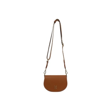 Bolso de Mano de Cuero Marrón Alviero Martini Prima Classe