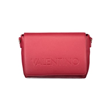 Mario Valentino Bolsa de Poliuretano Roja para Mujer con Correa Ajustable y Desmontable