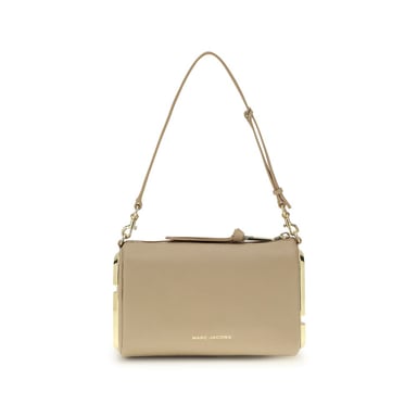 Bolso de Hombro Bos Taurus de Piel de Ternera Beige de Marc Jacobs