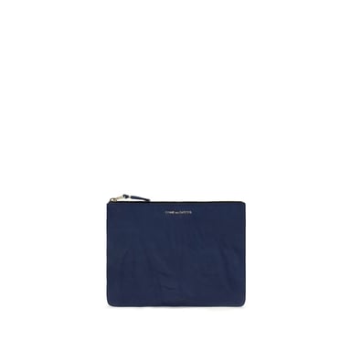 Billetera Bos Taurus de Piel de Ternera Azul Comme Des Garçons