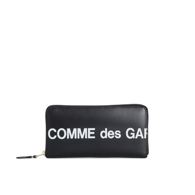 Cartera de Piel de Vaca Negra Comme Des Garçons