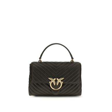 PINKO Bolso Bicolor de Cuero de Ternera Bos Taurus