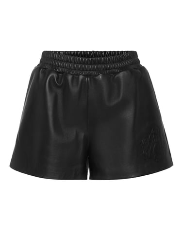 Pantalones Cortos De Cuero Signature