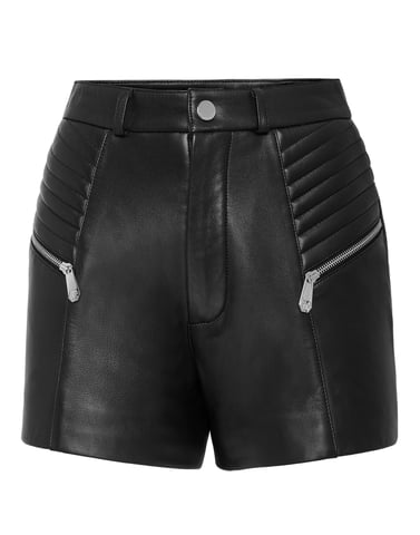 Pantalones Cortos De Cuero