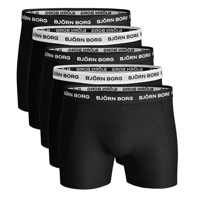 Paquete de 5 Bóxers de Algodón Elástico para Hombre, Ropa Interior Suave para el Uso Diario