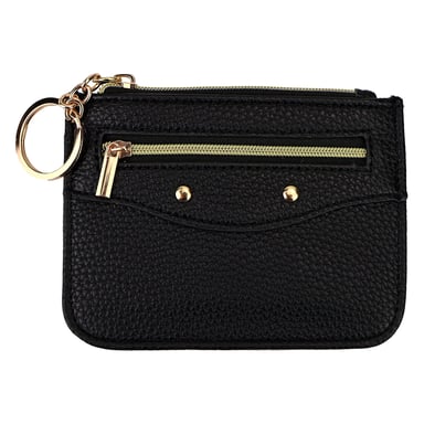 Cartera Slim de Cuero Sintético para Mujeres con Múltiples Ranuras para Tarjetas y Diseño Compacto