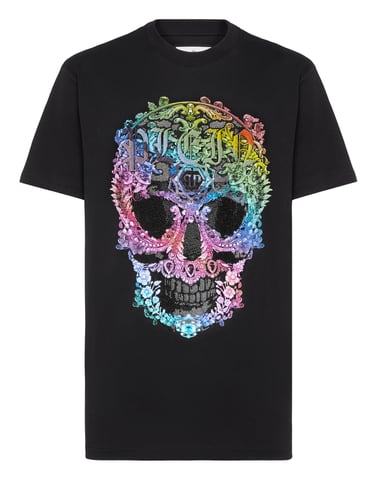 Camiseta Cuello Redondo Skull
