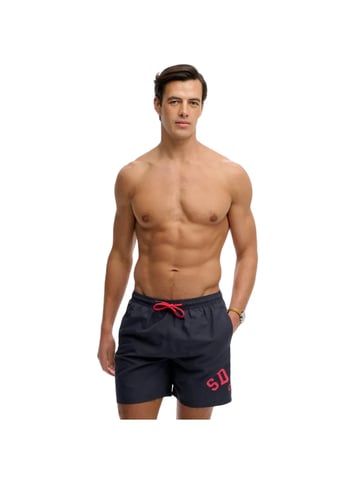 Traje de baño Superdry para hombre con logo estampado, talla 16