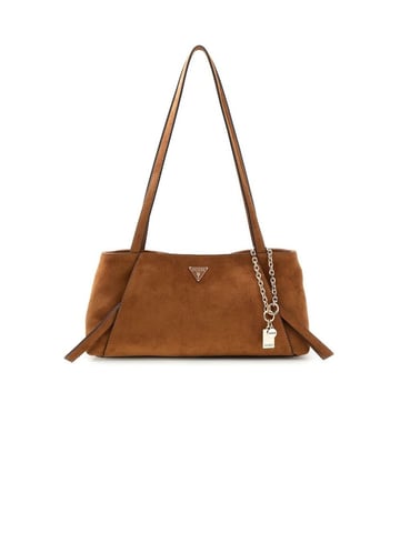 Bolso tipo satchel Guess en color cognac