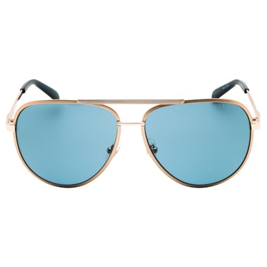 Gafas De Sol Guess Con Lentes Azules Y Montura Dorada