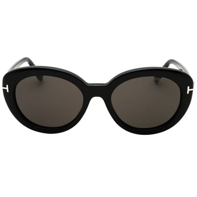 Gafas De Sol Tom Ford Negras Brillantes Ahumadas