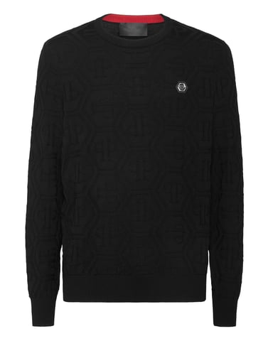 Jersey Cuello Redondo Monogram