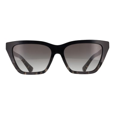 Gafas de sol Burberry BE4468 420011 con estampado de cuadros grises y degradado gris