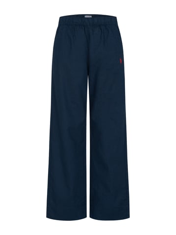 Pantalón de lino para mujer U.S. Polo Assn. con cintura elástica