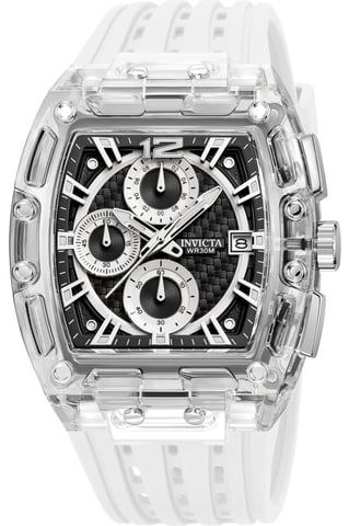 Invicta S1 Rally 70145 Reloj de Hombre - Movimiento de Cuarzo - Plástico con Esfera Negra - 42 mm