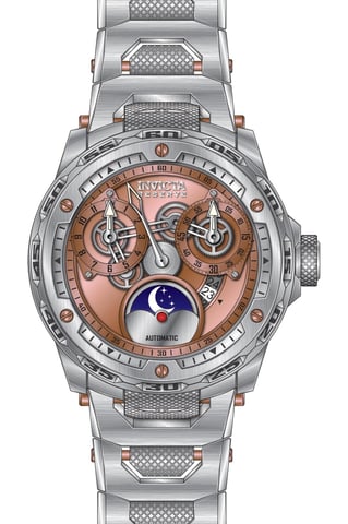 Invicta Reserve 50033 Reloj de Hombre - Movimiento Automático - Acero Inoxidable con Esfera de Cobre - 50 mm